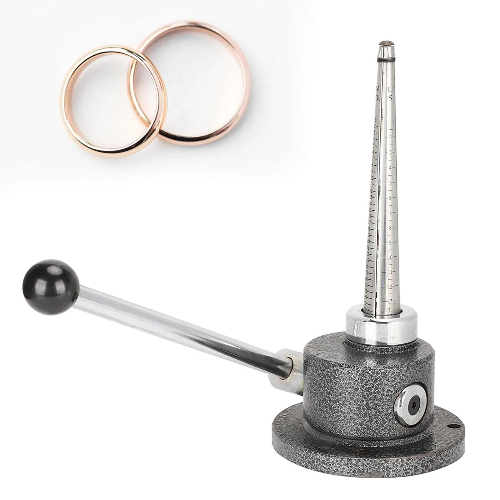 Ring Stretcher Reducer Nodular Iron Ring Stretcher with U.S Size 1-14Ring Stretcher Tool Four Splines Ring Size Adjustment Tool
Ring Stretcher Reducer Nodular Iron Ring Stretcher with U.S Size 1-14Ring Stretcher Tool Four Splines Ring Size Adjustment Tool