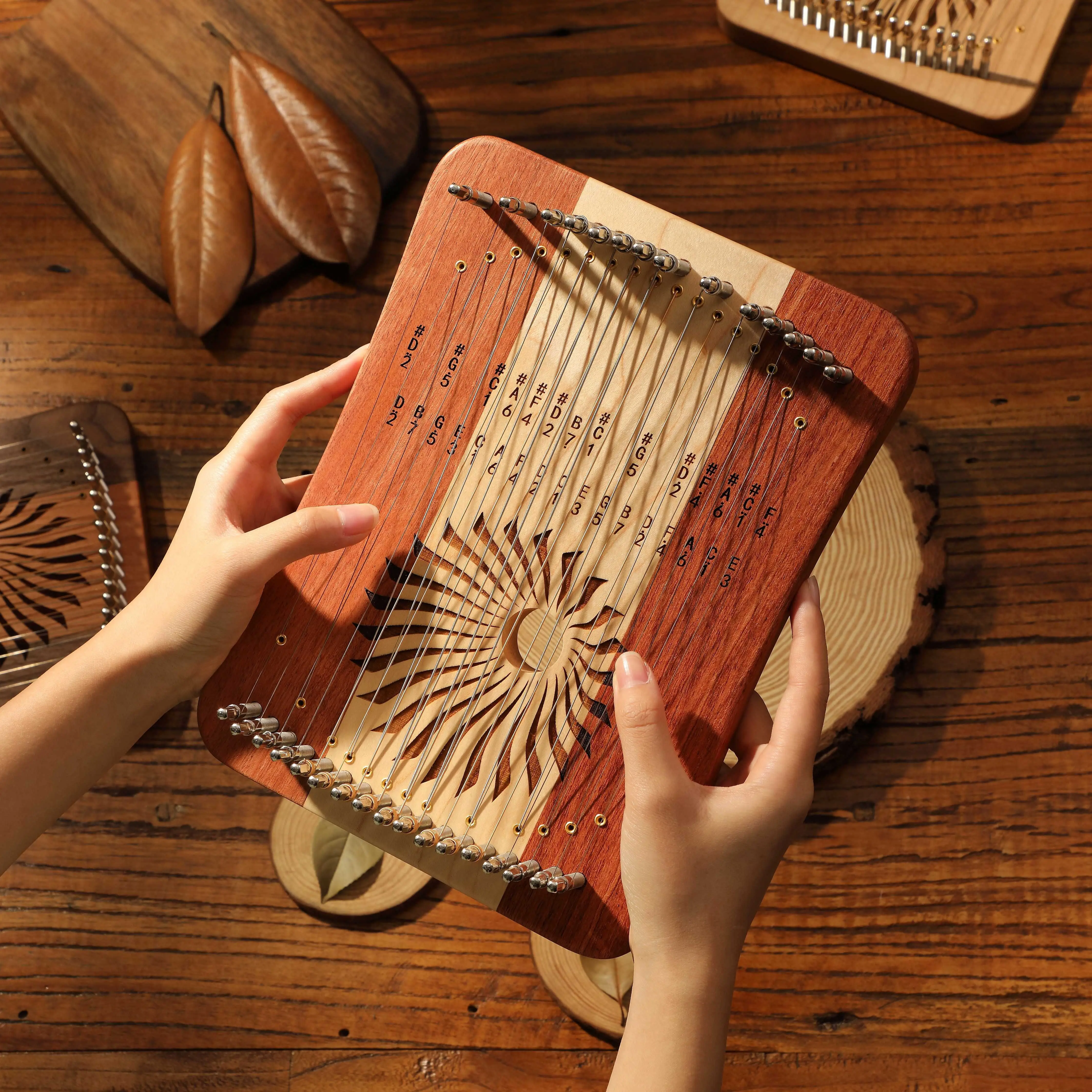 17/31 Portable Metal Strings Finger Lyre Harp, New Professional Easy To Learn, HLuru, Musical Instrument with Gift Set
17/31 Portable Metal Strings Finger Lyre Harp, New Professional Easy To Learn, HLuru, Musical Instrument with Gift Set
