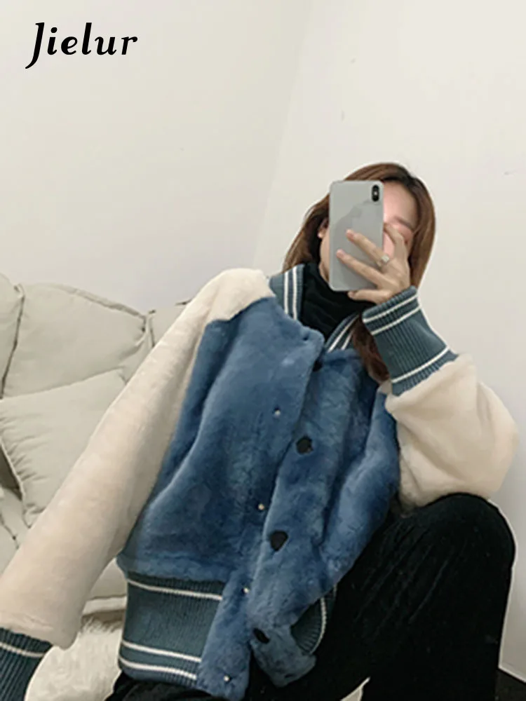 Jielur Fashion Contrast Color Loose Female Jackets Korean Winter New Classic Thick Warm Chic Zipper Simple Casual Women Jackets
Jielur Fashion Contrast Color Loose Female Jackets Korean Winter New Classic Thick Warm Chic Zipper Simple Casual Women Jackets