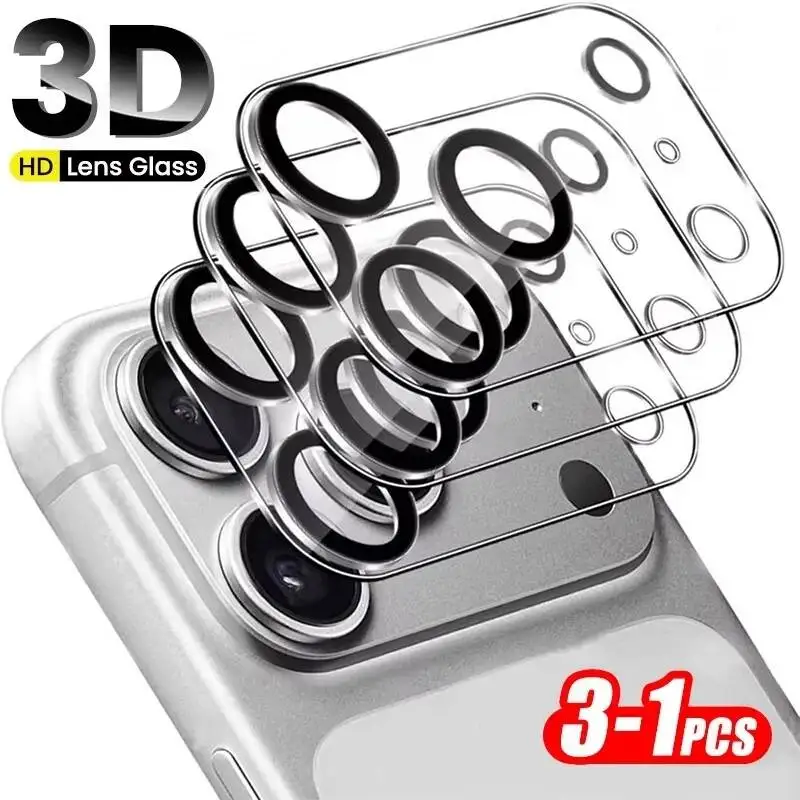 Clear Crystal Tempered Glass Camera Lens Protector Case Pro Max Rear Len Screen Protectors For Iphone 17 Air Film