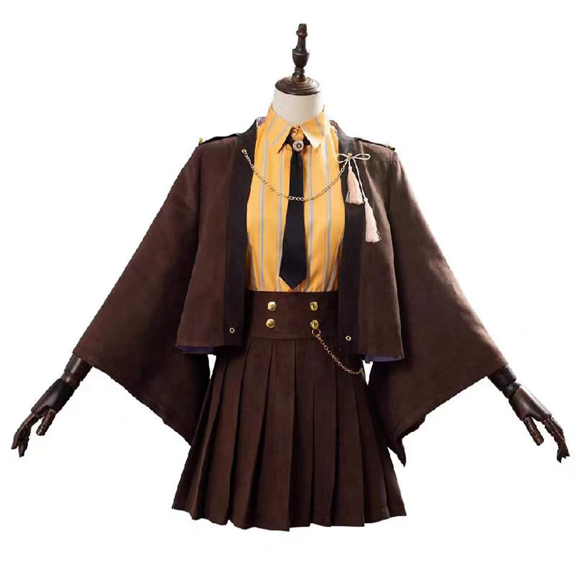Unisex Okita Souji Cosplay Costume Anime Party Lolita Uniform Full Set Halloween Outfits With Hat Stocking
Unisex Okita Souji Cosplay Costume Anime Party Lolita Uniform Full Set Halloween Outfits With Hat Stocking