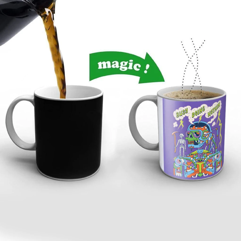 Busy Doing Nothing Creativity Change Color Chang mug Ceramic mug Hot Coffee Cup Breakfast Cup Mug Friend Gift
Busy Doing Nothing Creativity Change Color Chang mug Ceramic mug Hot Coffee Cup Breakfast Cup Mug Friend Gift