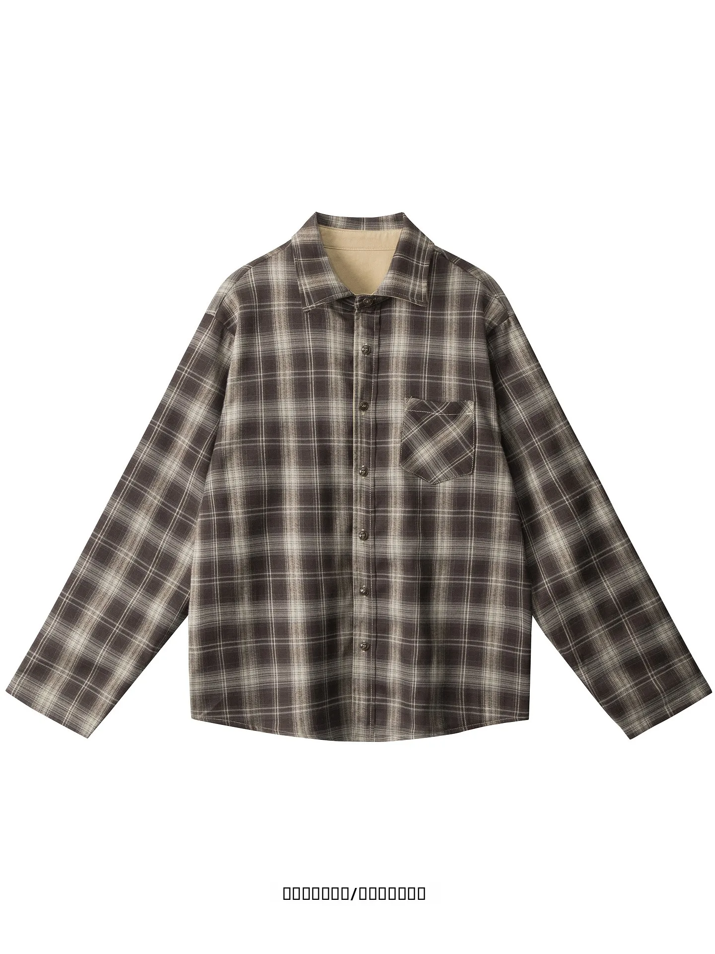 Двусторонняя рубашка свободного кроя с длинными рукавами для мужчин и женщин, повседневная рубашка в стиле Харадзюку, дышащая хлопковая молодежная модная рубашка
Двусторонняя рубашка свободного кроя с длинными рукавами для мужчин и женщин, повседневная рубашка в стиле Харадзюку, дышащая хлопковая молодежная модная рубашка