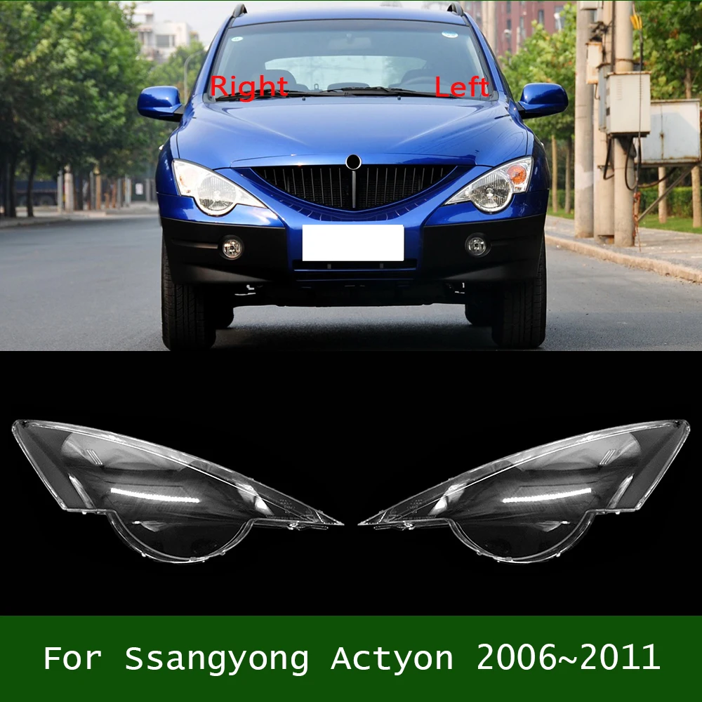 For Ssangyong Actyon 2006~2011 Headlamp Cover Lampshade Lamp Shade Headlight Shell Lens Plexiglass Replace Original Lampshade
For Ssangyong Actyon 2006~2011 Headlamp Cover Lampshade Lamp Shade Headlight Shell Lens Plexiglass Replace Original Lampshade