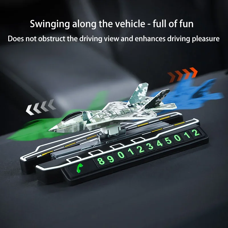 New dashboard car sliding airplane parking number plates creative Car Parking Phone Number plate Temporary Parking Gift
New dashboard car sliding airplane parking number plates creative Car Parking Phone Number plate Temporary Parking Gift