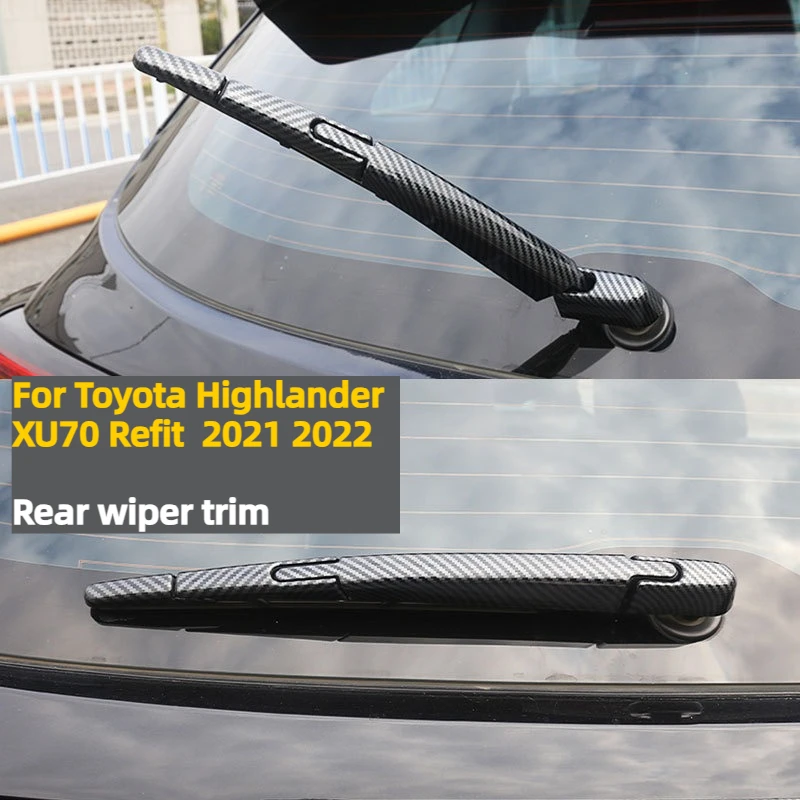 For Toyota Highlander XU70 Refit 2021 2022 Rear wiper protective cover wiper decorative sticker exterior modification
For Toyota Highlander XU70 Refit 2021 2022 Rear wiper protective cover wiper decorative sticker exterior modification