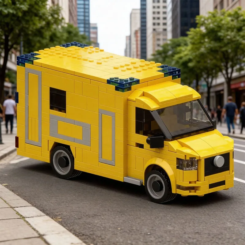 MOC-50843 Building Blocks Dutch Ambulance Modular Ambulance 436 Pieces Adult Birthday Gift Toy Christmas Gift
MOC-50843 Building Blocks Dutch Ambulance Modular Ambulance 436 Pieces Adult Birthday Gift Toy Christmas Gift