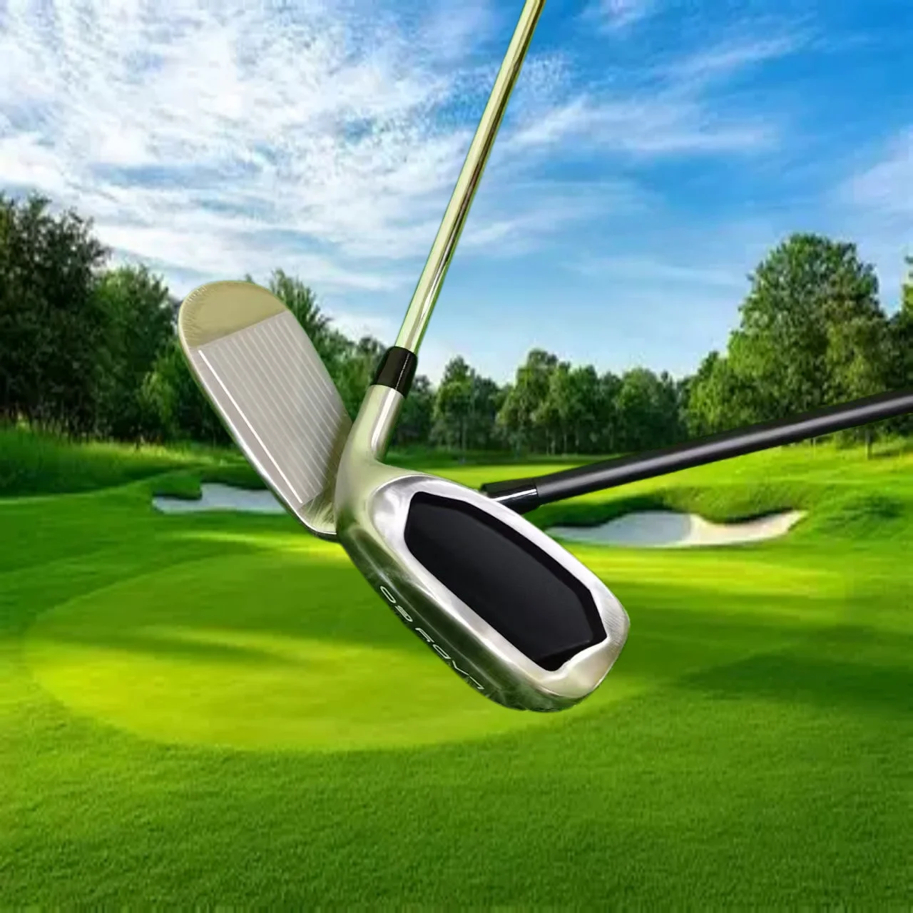 Golf 45 degree cut push rod, equipped with silver and black stainless steel shaft, length 35.75 inch and NE black special grip
Golf 45 degree cut push rod, equipped with silver and black stainless steel shaft, length 35.75 inch and NE black special grip