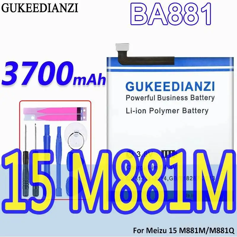 Mobile Phone Battery Environmentally Friendly For Meizu 15 M881M M881Q 3700Mah BA881
Mobile Phone Battery Environmentally Friendly For Meizu 15 M881M M881Q 3700Mah BA881