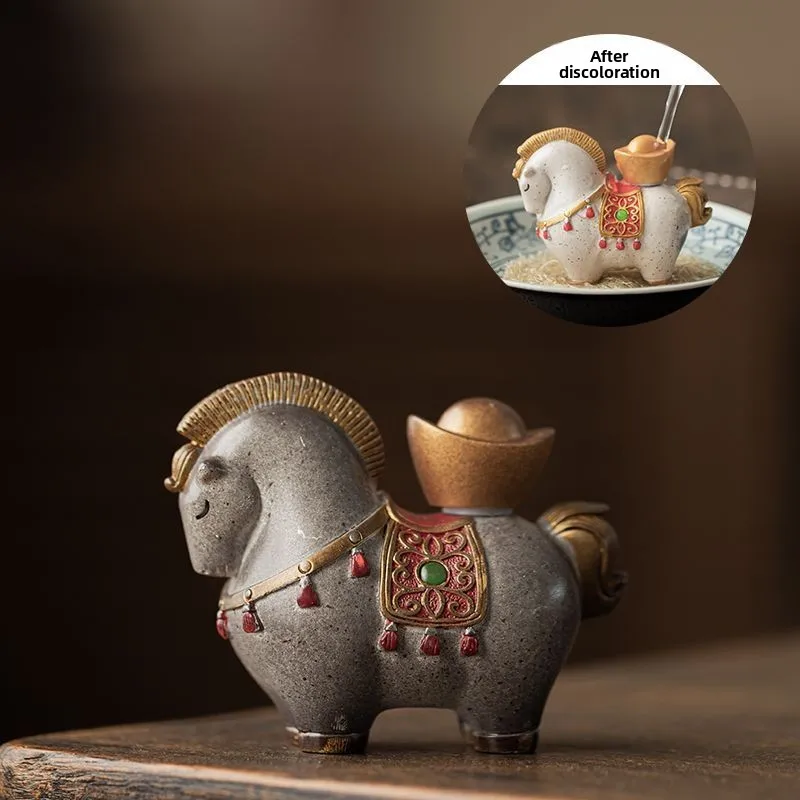Exquisite Pony Color Changing Tea Pet Chinese Style Tea Table Ornament for Nurturing Tea Pet Boutique Business Gift accessories
Exquisite Pony Color Changing Tea Pet Chinese Style Tea Table Ornament for Nurturing Tea Pet Boutique Business Gift accessories