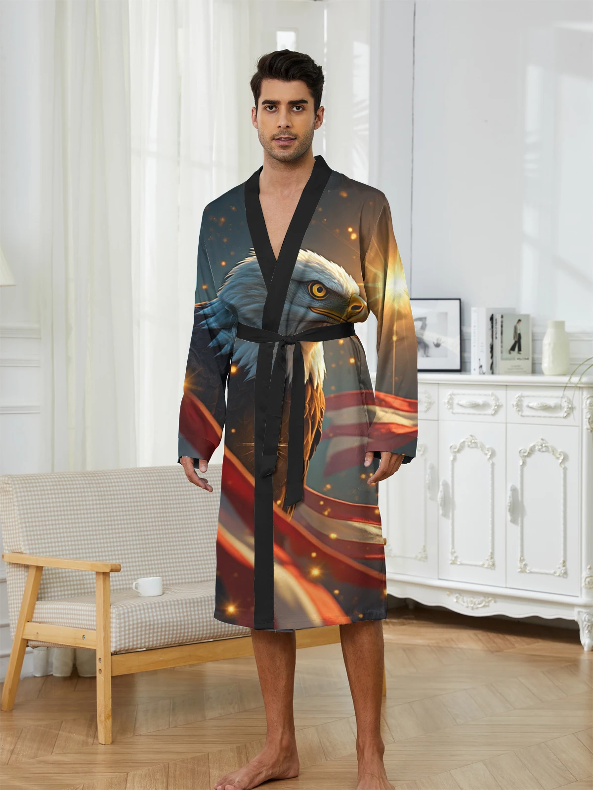 1pcs Men's Robes 2026 Spring/Summer 3D Printed Graphic Shower robe Men's bathrobe Breathable dressing gown bath robe Robes
1pcs Men's Robes 2026 Spring/Summer 3D Printed Graphic Shower robe Men's bathrobe Breathable dressing gown bath robe Robes