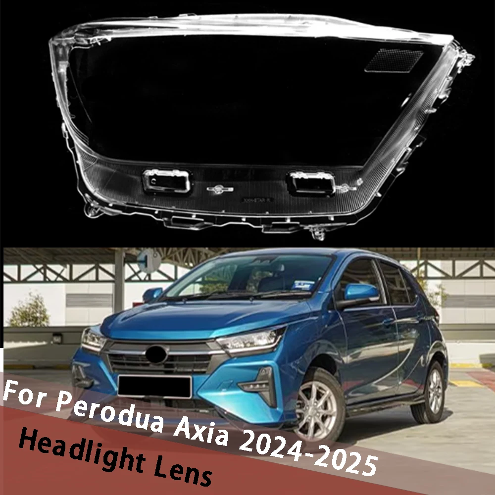 For Perodua Axia 2024 2025 Car Headligth Cover Headlamp Lens Lampshade Shell Housing Lamp Case Replace Original Glass Mask
For Perodua Axia 2024 2025 Car Headligth Cover Headlamp Lens Lampshade Shell Housing Lamp Case Replace Original Glass Mask