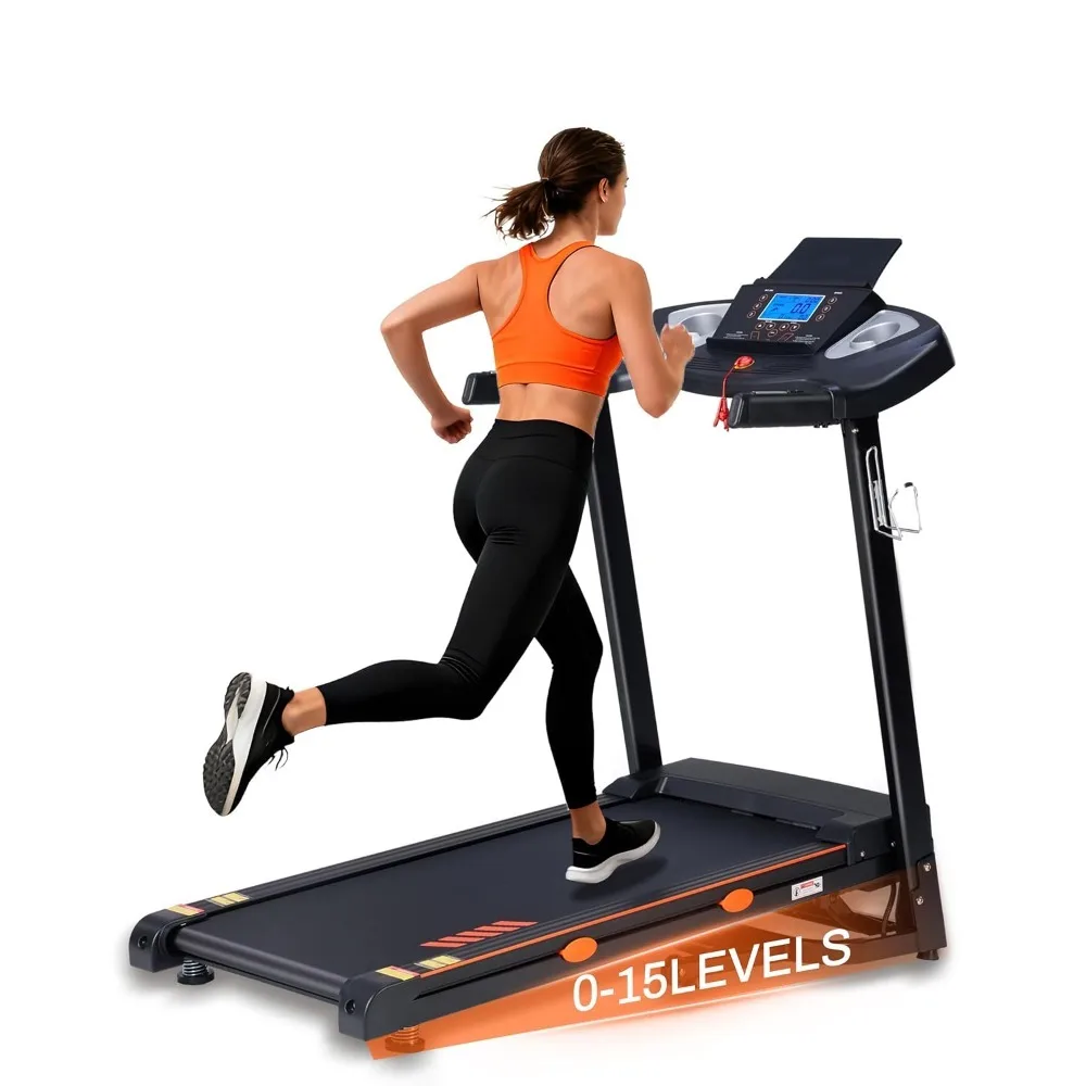 Treadmill for Home with 15-Level Auto Incline, 0.5-10 MPH, 18" Wide Running Belt, 3.0 HP, 300 LB Capacity,, Customized
Treadmill for Home with 15-Level Auto Incline, 0.5-10 MPH, 18" Wide Running Belt, 3.0 HP, 300 LB Capacity,, Customized