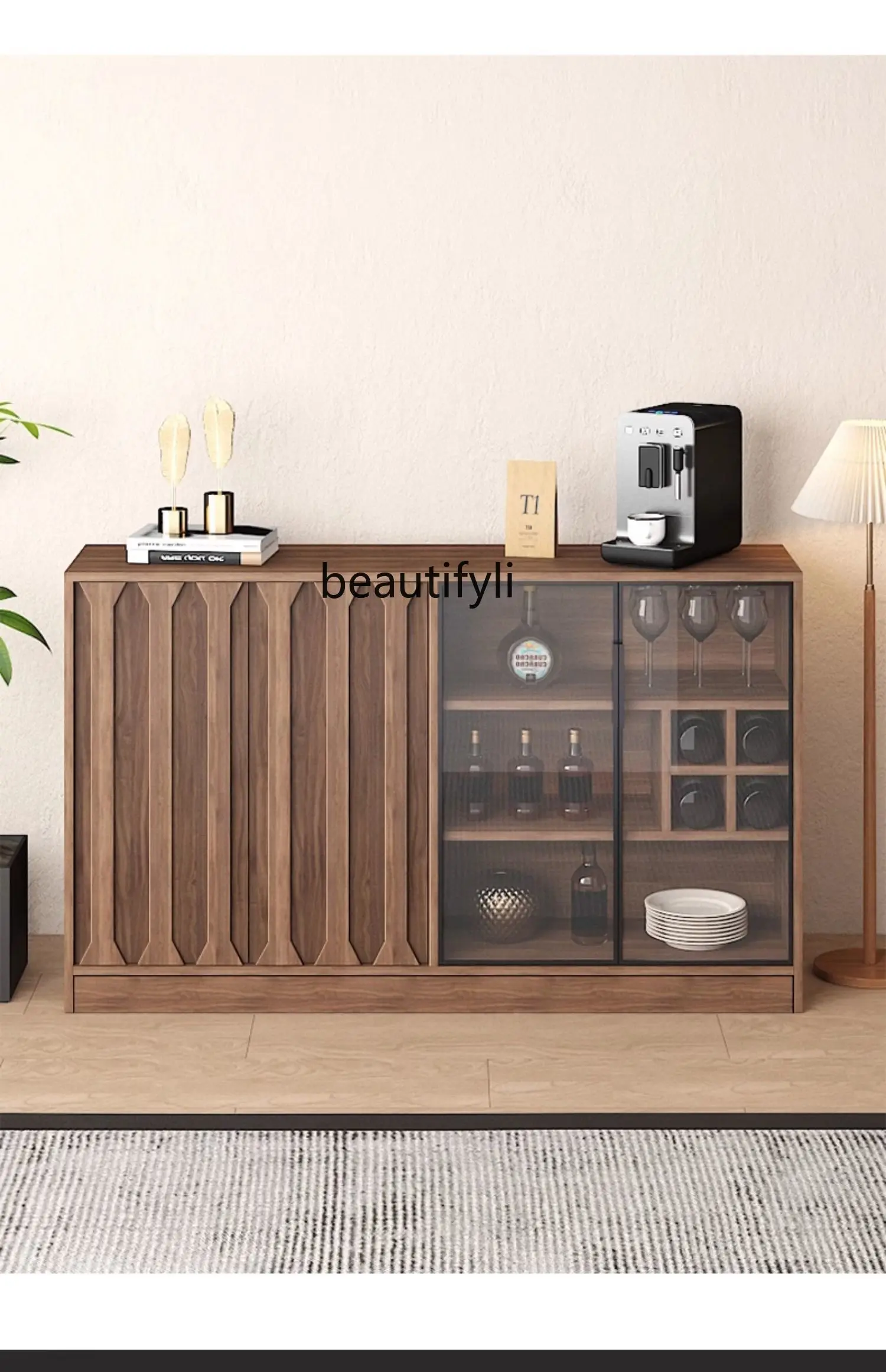 Living Room Wine Cabinet New Small Solid Wood Cabinets Wall Display Cabinet Made of Glass Commercial Small Side Cabinet
Living Room Wine Cabinet New Small Solid Wood Cabinets Wall Display Cabinet Made of Glass Commercial Small Side Cabinet