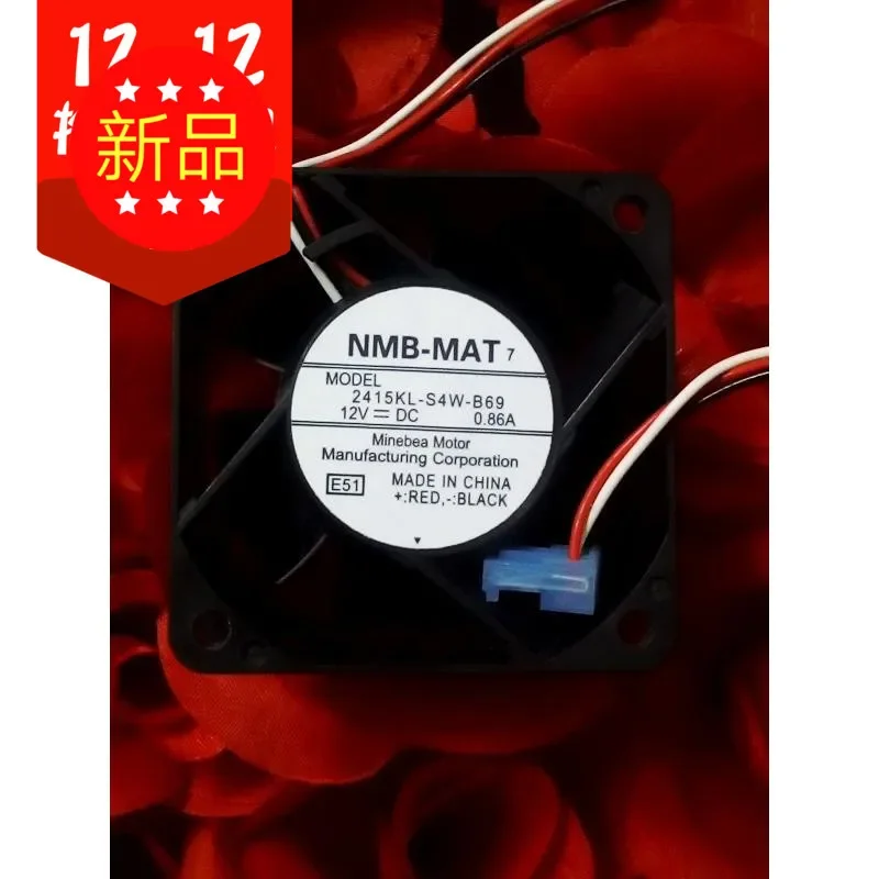 NMB-MAT 2415KL-S4W-B69 E51 DC 12 В 0,86 А 60x60x38 мм 3-проводной охлаждающий вентилятор для сервера
NMB-MAT 2415KL-S4W-B69 E51 DC 12 В 0,86 А 60x60x38 мм 3-проводной охлаждающий вентилятор для сервера