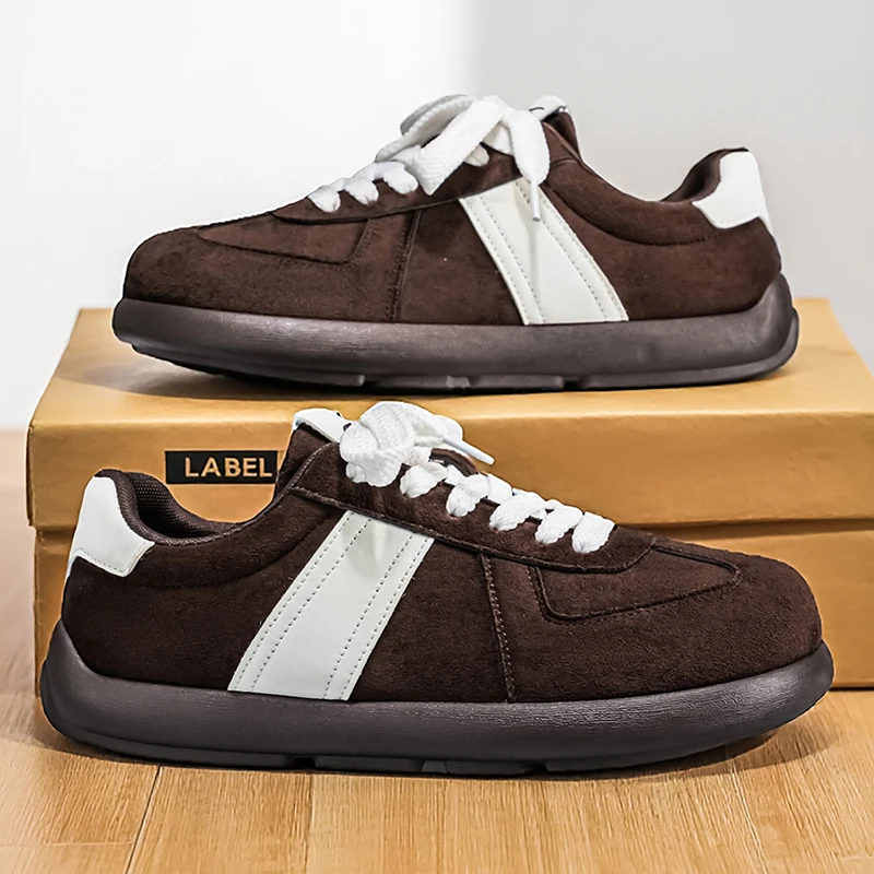 Мужские повседневные туфли из замши, классические ретро-модели коричневого цвета, уличные нескользящие прогулочные туфли, удобные низкие дизайнерские мужские туфли
Мужские повседневные туфли из замши, классические ретро-модели коричневого цвета, уличные нескользящие прогулочные туфли, удобные низкие дизайнерские мужские туфли