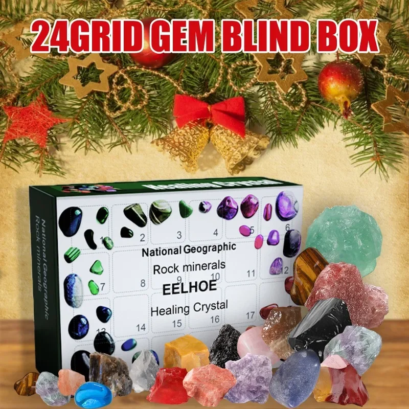 Ore Blind Box Christmas Countdown Surprise Toy Gift Box 24 Days Treasure Ore Blind Box Toy Fun Educational Early Christmas Gift
Ore Blind Box Christmas Countdown Surprise Toy Gift Box 24 Days Treasure Ore Blind Box Toy Fun Educational Early Christmas Gift