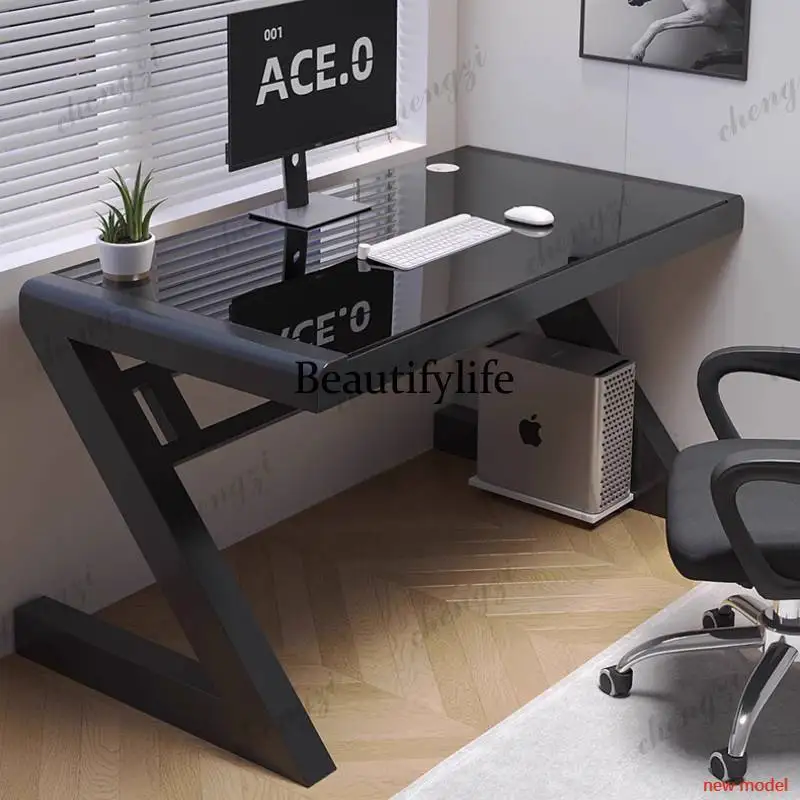 Luxury Student Computer Desks Rectangular Shelf Executive Office Gaming Desk Notebook Bedroom Mesas De Computador FurnitureF132
Luxury Student Computer Desks Rectangular Shelf Executive Office Gaming Desk Notebook Bedroom Mesas De Computador FurnitureF132