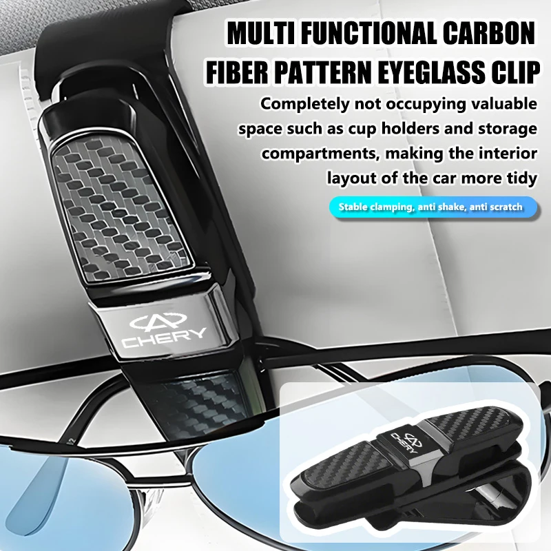 Car Styling Sun Visor Sunglasses Clip Auto Glasses Holder Portable Ticket Card Clip For Chery Omoda Arrizo E5 Jaecoo C5 Amulet
Car Styling Sun Visor Sunglasses Clip Auto Glasses Holder Portable Ticket Card Clip For Chery Omoda Arrizo E5 Jaecoo C5 Amulet