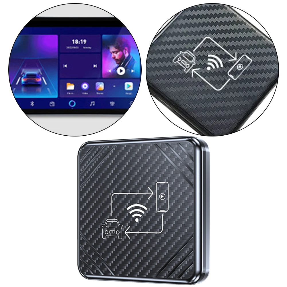 Wireless CarPlay Android Auto Box Dongle Plug and Play Smart AI Box Auto Connect WiFi BT for Wired CarPlay and Android Auto Cars
Wireless CarPlay Android Auto Box Dongle Plug and Play Smart AI Box Auto Connect WiFi BT for Wired CarPlay and Android Auto Cars
