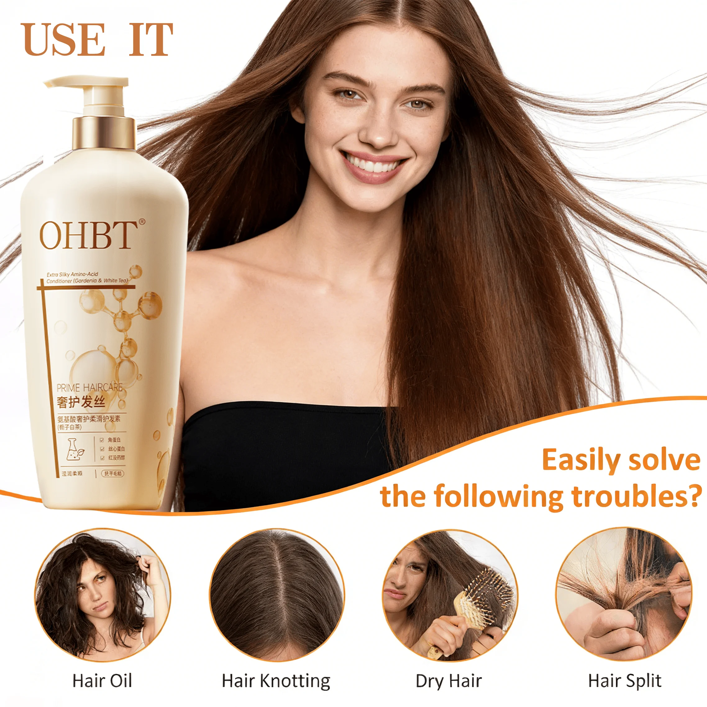 OHBT 800 мл кондиционер для цветов гардении, укрепляющий кондиционер для волос, увлажняющий кондиционер с аминокислотами, уход за волосами
OHBT 800 мл кондиционер для цветов гардении, укрепляющий кондиционер для волос, увлажняющий кондиционер с аминокислотами, уход за волосами