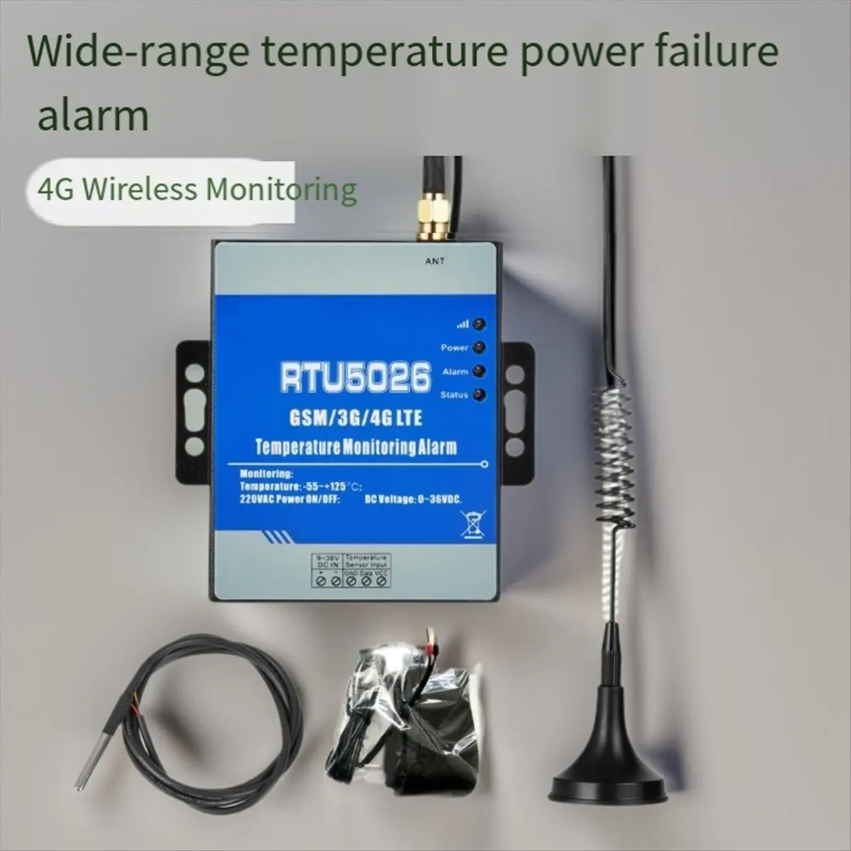 T19C RTU5026 GSM 3G 4G LTE Wireless 4G Version Power Outage Temperature Monitoring -55-125 ° Power Outage Protection US Plug
T19C RTU5026 GSM 3G 4G LTE Wireless 4G Version Power Outage Temperature Monitoring -55-125 ° Power Outage Protection US Plug