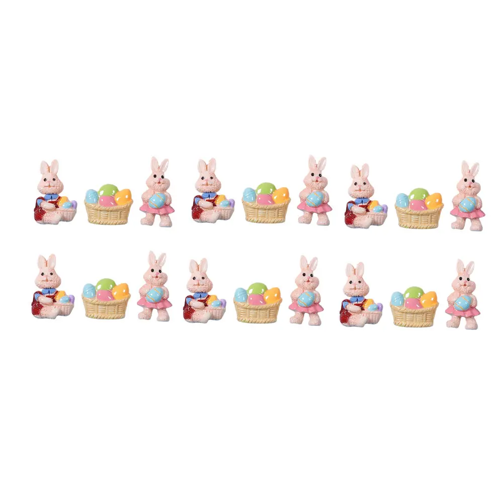 18 Pcs Resin Easter Egg Basket Ornaments Craft DIY Accessory Smooth Hand Beautiful Decorations Sculpture Supply Festival Gift
18 Pcs Resin Easter Egg Basket Ornaments Craft DIY Accessory Smooth Hand Beautiful Decorations Sculpture Supply Festival Gift