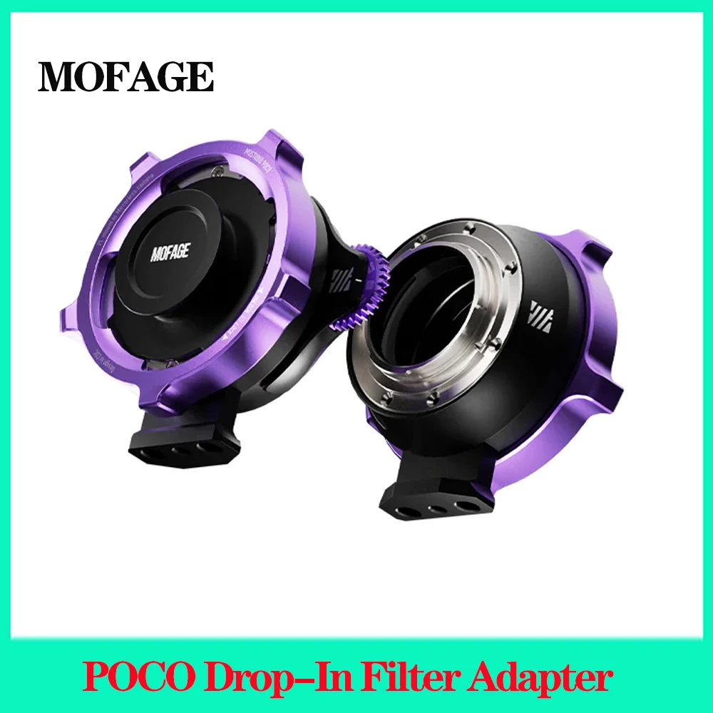 MOFAGE POCO Drop-In Filter Adapter E/RF/L/Z Mount Kits For Komodo For Komodo X For Fx3 For BMD 6K For S1H Camera
MOFAGE POCO Drop-In Filter Adapter E/RF/L/Z Mount Kits For Komodo For Komodo X For Fx3 For BMD 6K For S1H Camera