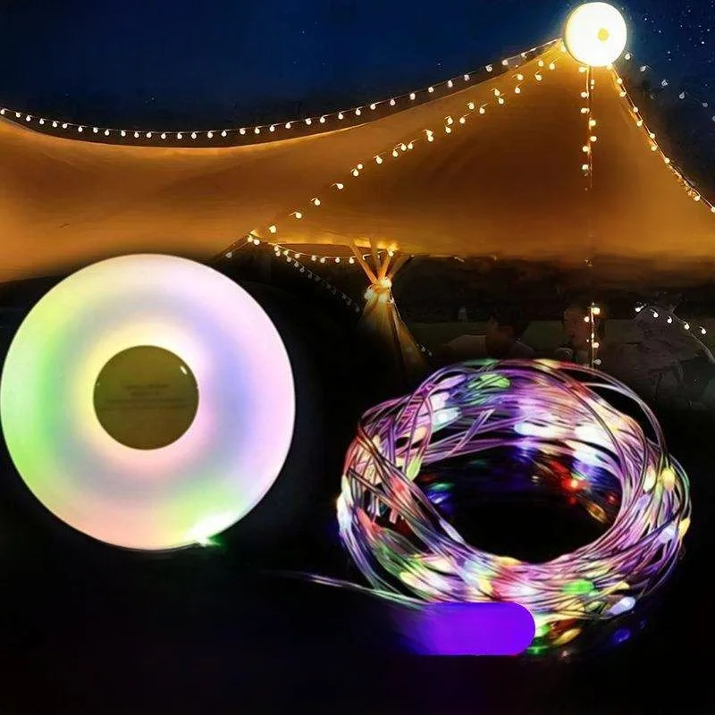 Portable Camping Atmosphere Light Waterproof LED Tent Lamp Solar Powered Outdoor River Starry Night Retractable Tape Light
Portable Camping Atmosphere Light Waterproof LED Tent Lamp Solar Powered Outdoor River Starry Night Retractable Tape Light