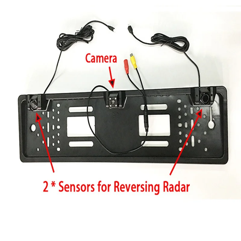 A30P-12V 4 LED Car Rear View Camera With Radar Sensor For Parking European License Plate Holder Frame Universal Accessories
A30P-12V 4 LED Car Rear View Camera With Radar Sensor For Parking European License Plate Holder Frame Universal Accessories
