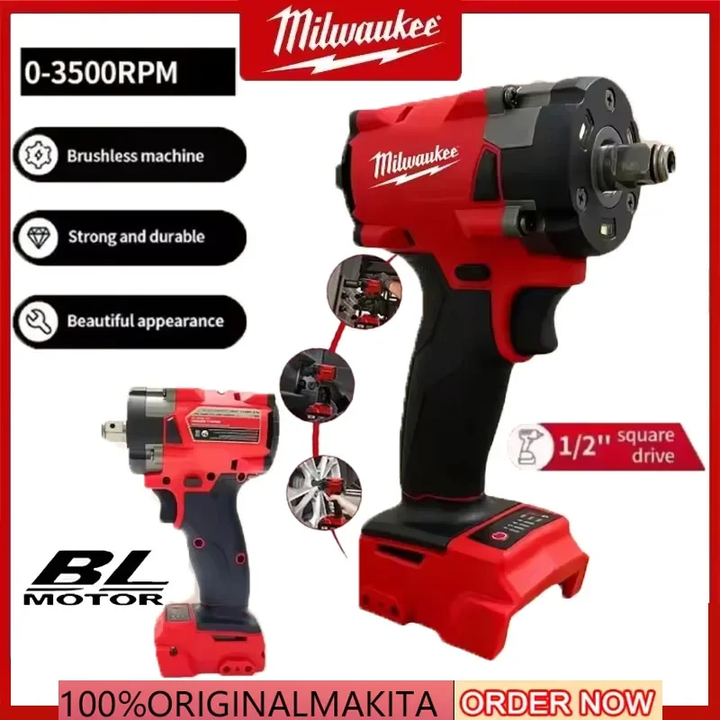 Milwaukee 2022, бесщеточный, беспроводной, 1/2, электрический гаечный ключ, отвертка для ремонта автомобилей, грузовиков, ударная дрель, перезаряжаемая для аккумуляторных инструментов
Milwaukee 2022, бесщеточный, беспроводной, 1/2, электрический гаечный ключ, отвертка для ремонта автомобилей, грузовиков, ударная дрель, перезаряжаемая для аккумуляторных инструментов