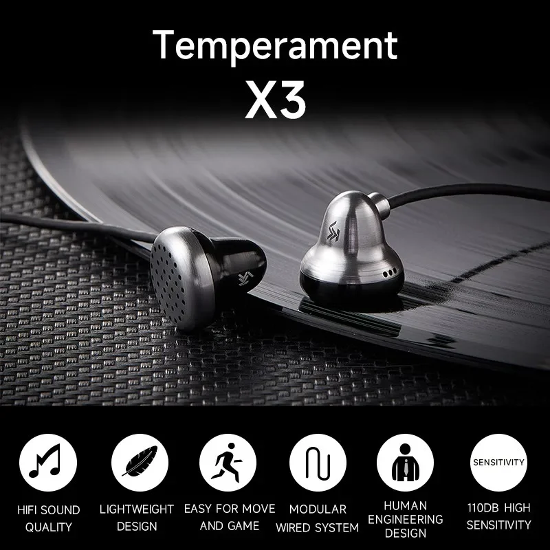 Temperament-X3 In Ear Flat Head Plug Earphones HIFI Wired Flat Headset Sport open-type Gaming headphone For Game/Stellar
Temperament-X3 In Ear Flat Head Plug Earphones HIFI Wired Flat Headset Sport open-type Gaming headphone For Game/Stellar