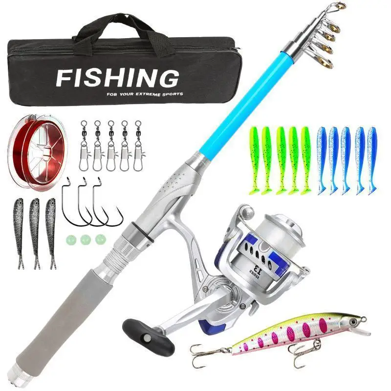 Luya Fishing Gear Set Long Throw Luya Haiku Fishing Rod Wheel Full Set Soft Bait Mino Hook Line
Luya Fishing Gear Set Long Throw Luya Haiku Fishing Rod Wheel Full Set Soft Bait Mino Hook Line