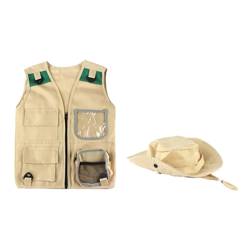 Explorer Vest Hat Kit Kids Lightweight Breathable Wide Brim Outdoor Fishing Camping Travel Activities Children Set
Explorer Vest Hat Kit Kids Lightweight Breathable Wide Brim Outdoor Fishing Camping Travel Activities Children Set