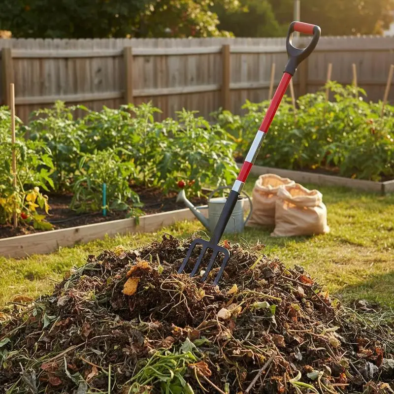 Spading Fork 45 in For Composting Aeration Transplanting, 4-Tine Forged Steel Fiberglass Handle Y Grip Heavy Duty Digging Tool
Spading Fork 45 in For Composting Aeration Transplanting, 4-Tine Forged Steel Fiberglass Handle Y Grip Heavy Duty Digging Tool