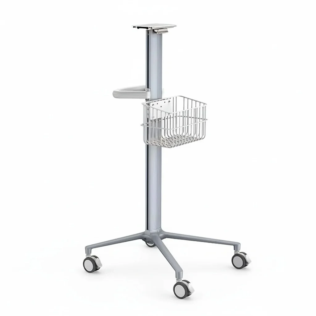 Aluminum Mobile Tablet Cart, 6.7KG ECG Monitor Trolley, ST-400 Medical Workstation, Heavy Duty Hospital Furniture
Aluminum Mobile Tablet Cart, 6.7KG ECG Monitor Trolley, ST-400 Medical Workstation, Heavy Duty Hospital Furniture