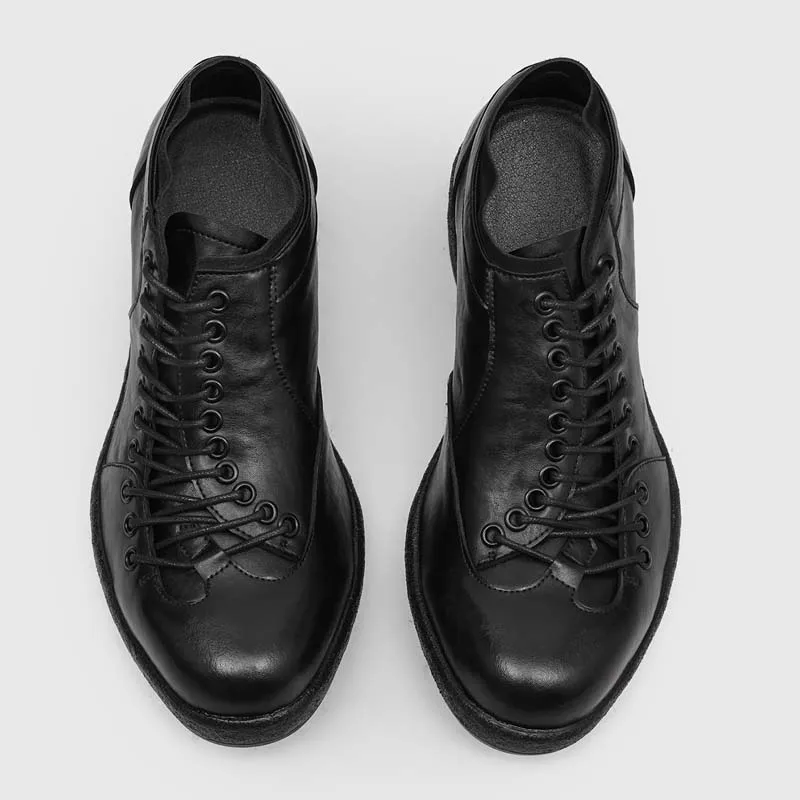 High End Men Thick Soled Workwear Shoes European American Style Niche Height Increasing Personalized Street Fashion Commuting
High End Men Thick Soled Workwear Shoes European American Style Niche Height Increasing Personalized Street Fashion Commuting