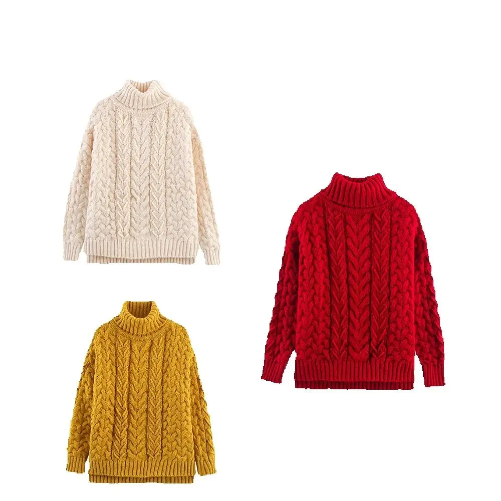 Новый женский вязаный свитер с капюшоном с высоким воротником и откидным воротником ручной работы из веревки с витым цветком
Новый женский вязаный свитер с капюшоном с высоким воротником и откидным воротником ручной работы из веревки с витым цветком