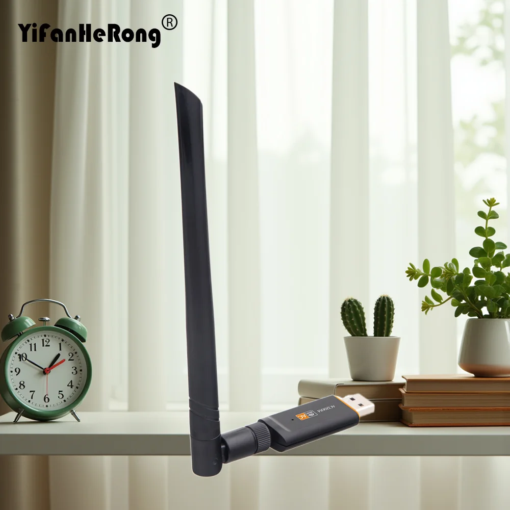 1200Mbps Wireless WiFi USB Adapter 2.4/5Ghz Dual Band with Aerial 802.11AC Network Card High Speed USB3.0 Receiver Laptop
1200Mbps Wireless WiFi USB Adapter 2.4/5Ghz Dual Band with Aerial 802.11AC Network Card High Speed USB3.0 Receiver Laptop