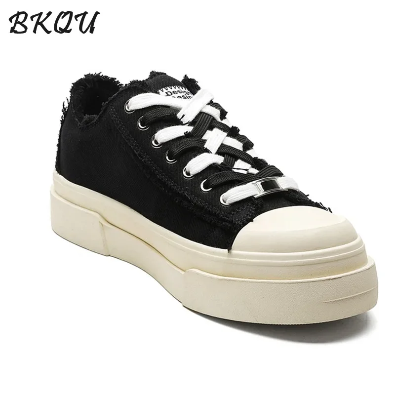 BKQU Canvas Shoes for Men and Women, 2025 Autumn New Style, Trendy, Breathable, Retro, Thick Sole, Versatile, Black, Casual
BKQU Canvas Shoes for Men and Women, 2025 Autumn New Style, Trendy, Breathable, Retro, Thick Sole, Versatile, Black, Casual