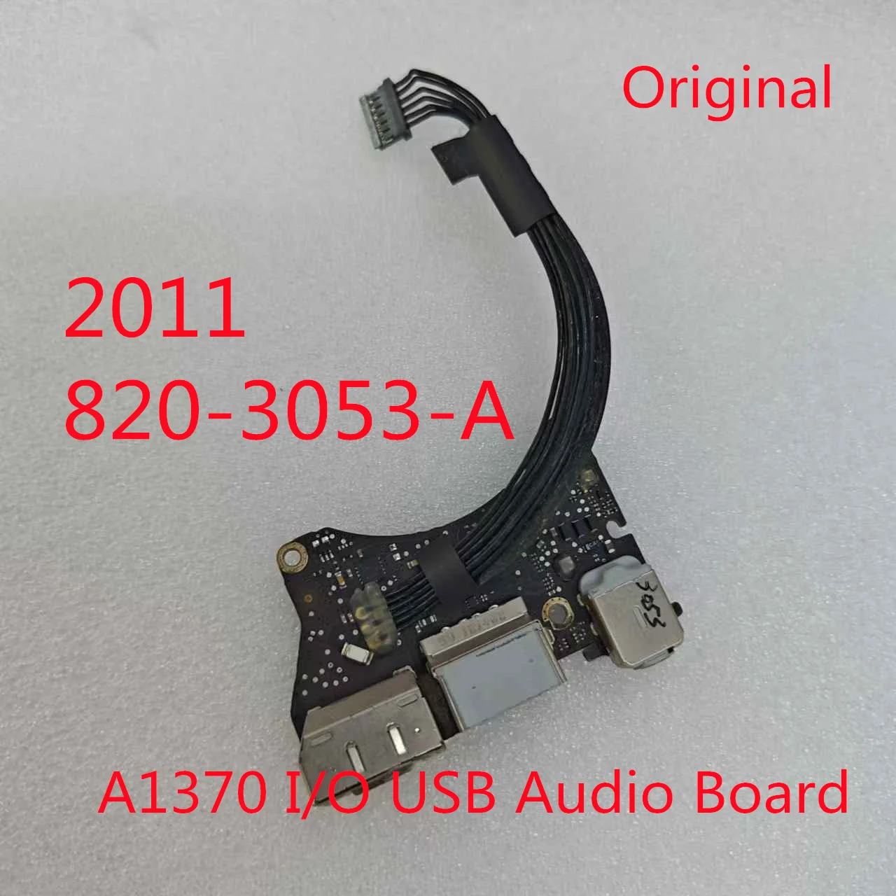 Оригинальная аудиоплата с разъемом USB постоянного тока 820-3053-A для Macbook Air 11 дюймов A1370, 2011 год
Оригинальная аудиоплата с разъемом USB постоянного тока 820-3053-A для Macbook Air 11 дюймов A1370, 2011 год