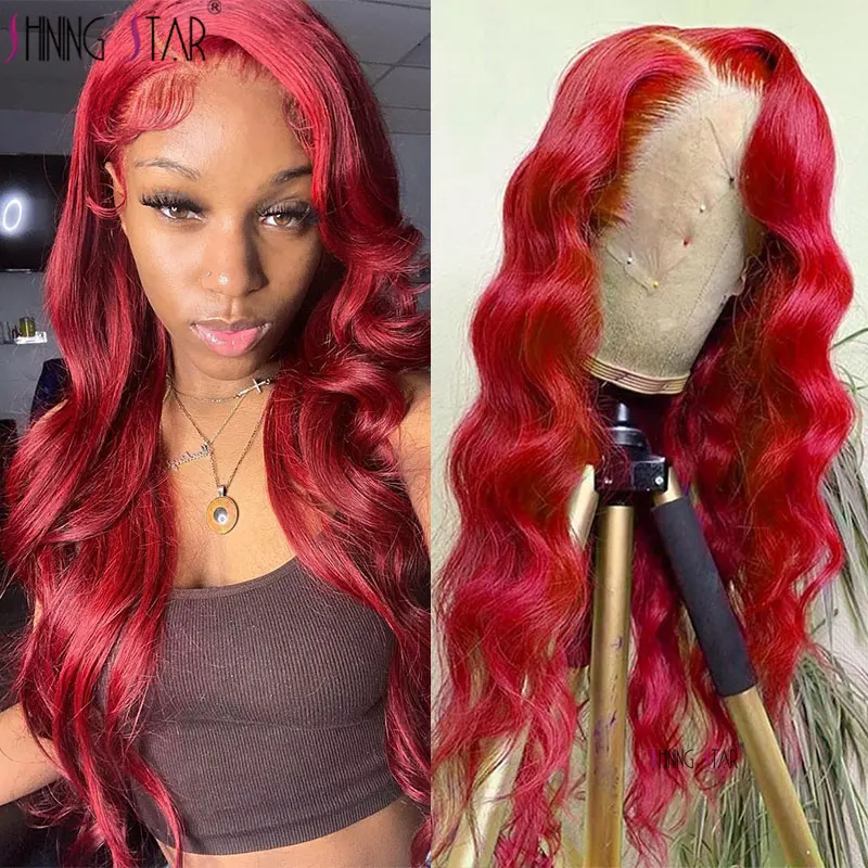 Colored Burgundy Red Lace Front Wig Hd Lace Frontal Wig 13X4 Body Wave Lace Front Human Hair Wigs For Women Brazilian Remy Hair
Colored Burgundy Red Lace Front Wig Hd Lace Frontal Wig 13X4 Body Wave Lace Front Human Hair Wigs For Women Brazilian Remy Hair
