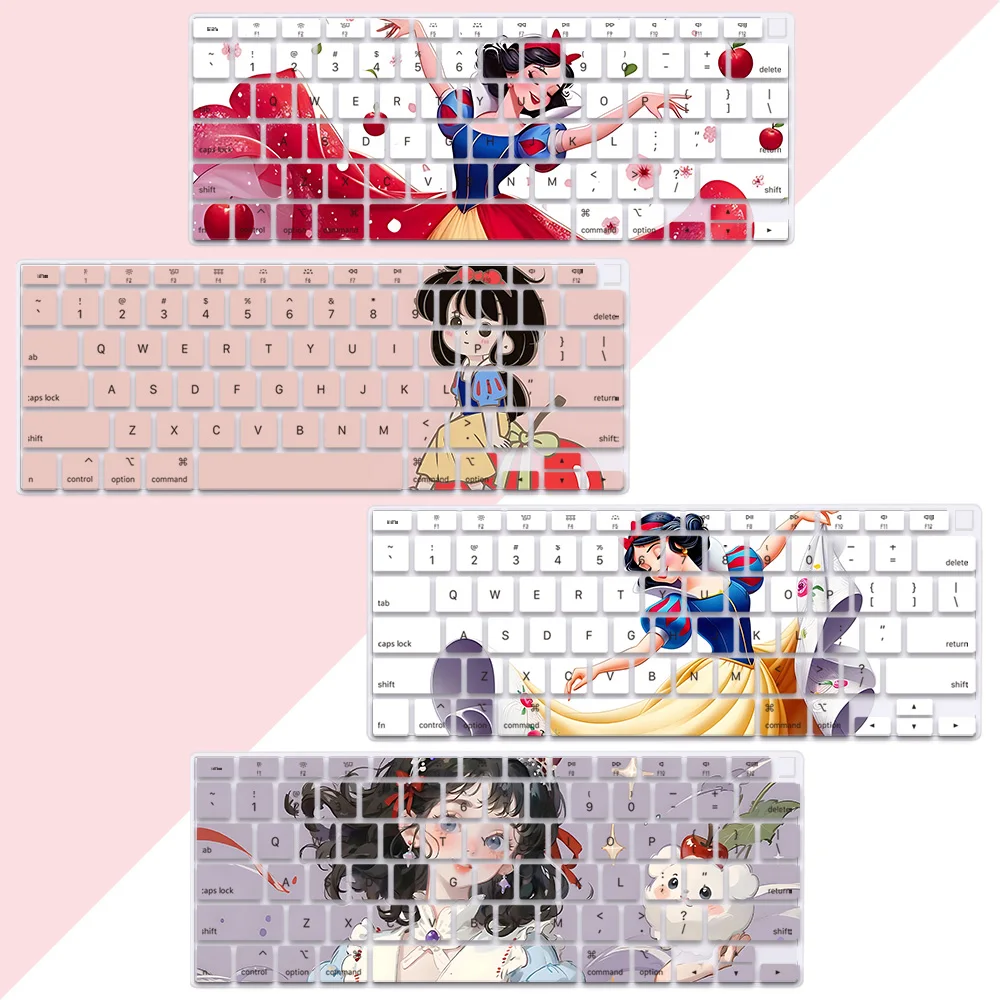 Snow Whites US Layout Color Print Soft Silicone Keyboard Cover For Macbook 2020 Air A2179 A2337
Snow Whites US Layout Color Print Soft Silicone Keyboard Cover For Macbook 2020 Air A2179 A2337