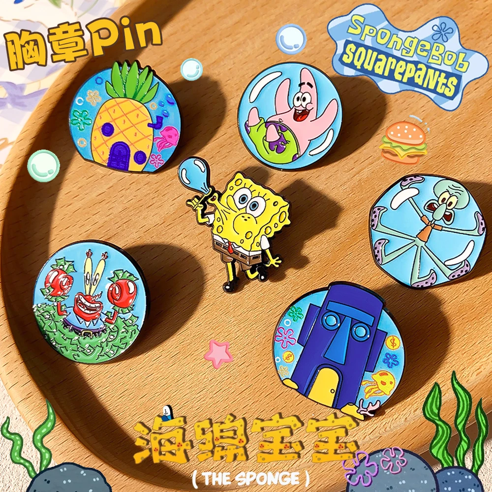 Spongebob Squarepants Brooch Cartoon Patrick Star Octopus Brother Pineapple House Metal Badge Backpack with Accessories Pendant
Spongebob Squarepants Brooch Cartoon Patrick Star Octopus Brother Pineapple House Metal Badge Backpack with Accessories Pendant