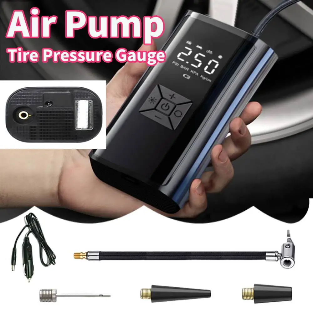 Upgraded Handheld Car Air Pump Digital Tire Pressure Gauge Intelligent Automatic Full-Button Backlight for Motorcycle Tyre Balls
Upgraded Handheld Car Air Pump Digital Tire Pressure Gauge Intelligent Automatic Full-Button Backlight for Motorcycle Tyre Balls