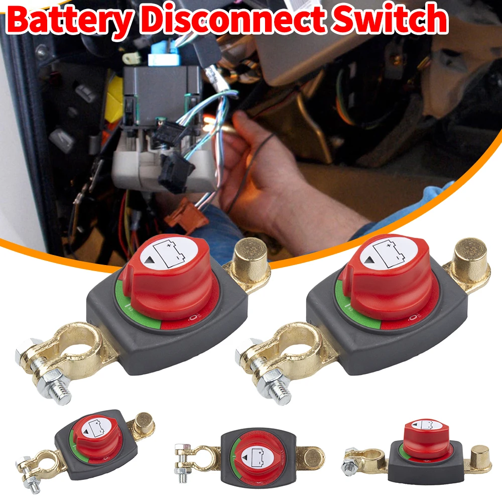 On/Off 300A Auto Battery Disconnect Switch 12-48V Battery Cut Off Switch Marine Battery Switch for Car Vehicle RV and Boat
On/Off 300A Auto Battery Disconnect Switch 12-48V Battery Cut Off Switch Marine Battery Switch for Car Vehicle RV and Boat