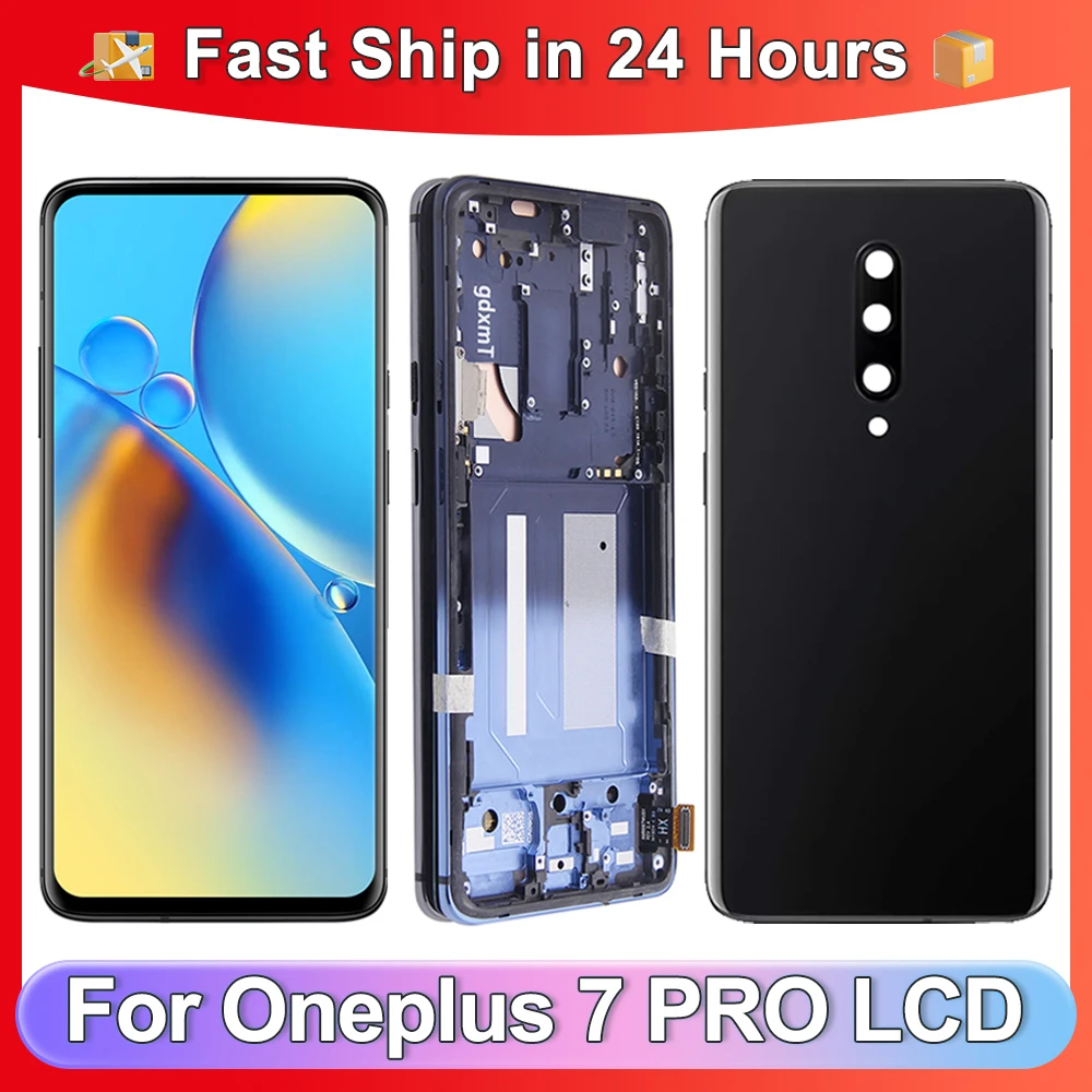 AMOLED For 1+7 Pro For OnePlus 7 Pro GM1911 GM1913 GM1910 LCD Display Touch Screen Digitizer Assembly Replacement
AMOLED For 1+7 Pro For OnePlus 7 Pro GM1911 GM1913 GM1910 LCD Display Touch Screen Digitizer Assembly Replacement
