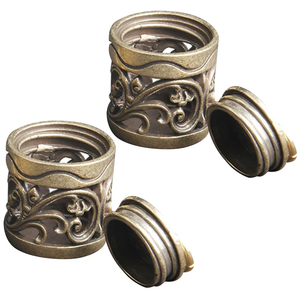 2Pcs Copper Carved Aroma Diffuser Pendant Hollow Design Portable Key Hanging Fragrance Beads Sachet DIY Copper Bottle Charm
2Pcs Copper Carved Aroma Diffuser Pendant Hollow Design Portable Key Hanging Fragrance Beads Sachet DIY Copper Bottle Charm