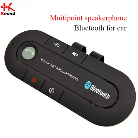 Kablosuz Eller Serbest Bluetooth Hoparlör Araç Kiti, Evrensel Eller Serbest Hoparlör MP3 Müzik Çalar Otomatik Ses Alıcısı Adaptörü
