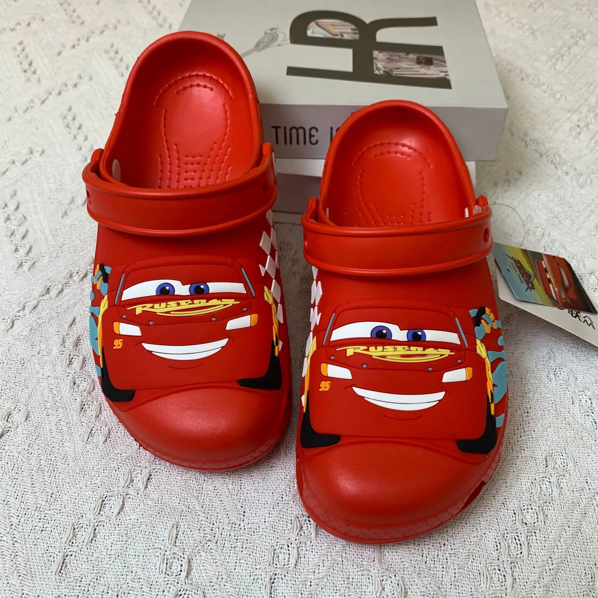 Summer Slippers Disney Lightning Mcqueen Pixar Waterproof Outdoor Beach Holey Eva Shoes Sandals Car Slippers Boy Birthday Gift
Summer Slippers Disney Lightning Mcqueen Pixar Waterproof Outdoor Beach Holey Eva Shoes Sandals Car Slippers Boy Birthday Gift